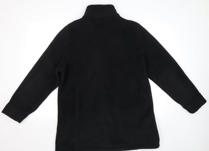 Cotton Traders Womens Black   Overcoat Coat Size 16