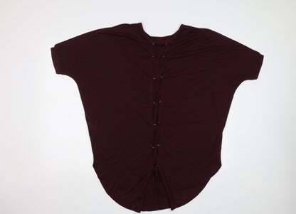 Womens UK Size M New Look Purple Pullover Jumper