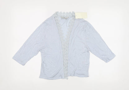 Womens UK Size 10 Peacocs Blue Cardigan Jumper