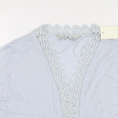 Womens UK Size 10 Peacocs Blue Cardigan Jumper