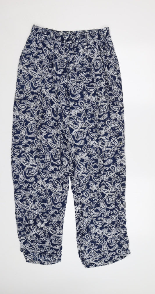 Womens UK Size 12 Alexandra Regular Fit  Blue Trousers