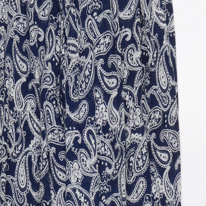 Womens UK Size 12 Alexandra Regular Fit  Blue Trousers