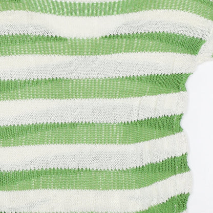 NEXT Womens Green Striped  Pullover Jumper Size 10