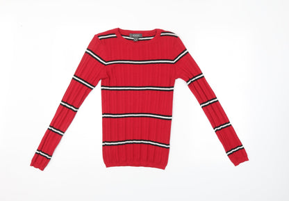 Womens UK Size 6 Primark Red Pullover Jumper