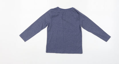 Very Girls Blue Polka Dot  Pullover Jumper Size 4-5 Years
