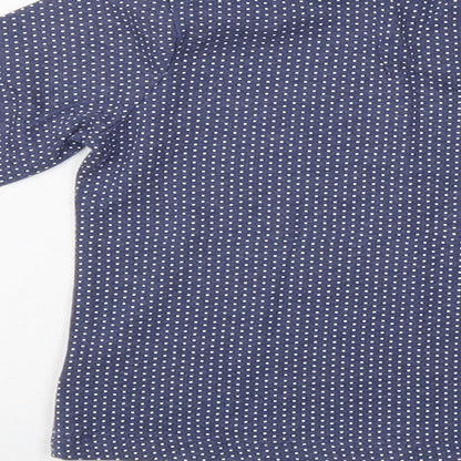 Very Girls Blue Polka Dot  Pullover Jumper Size 4-5 Years