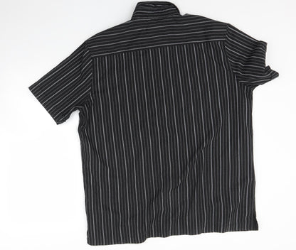 F&F Mens Multicoloured Striped   Button-Up Size L