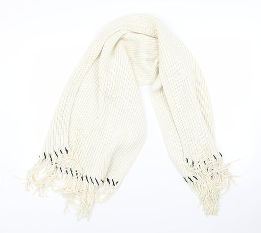 Belly Barnley  White Striped   Scarf