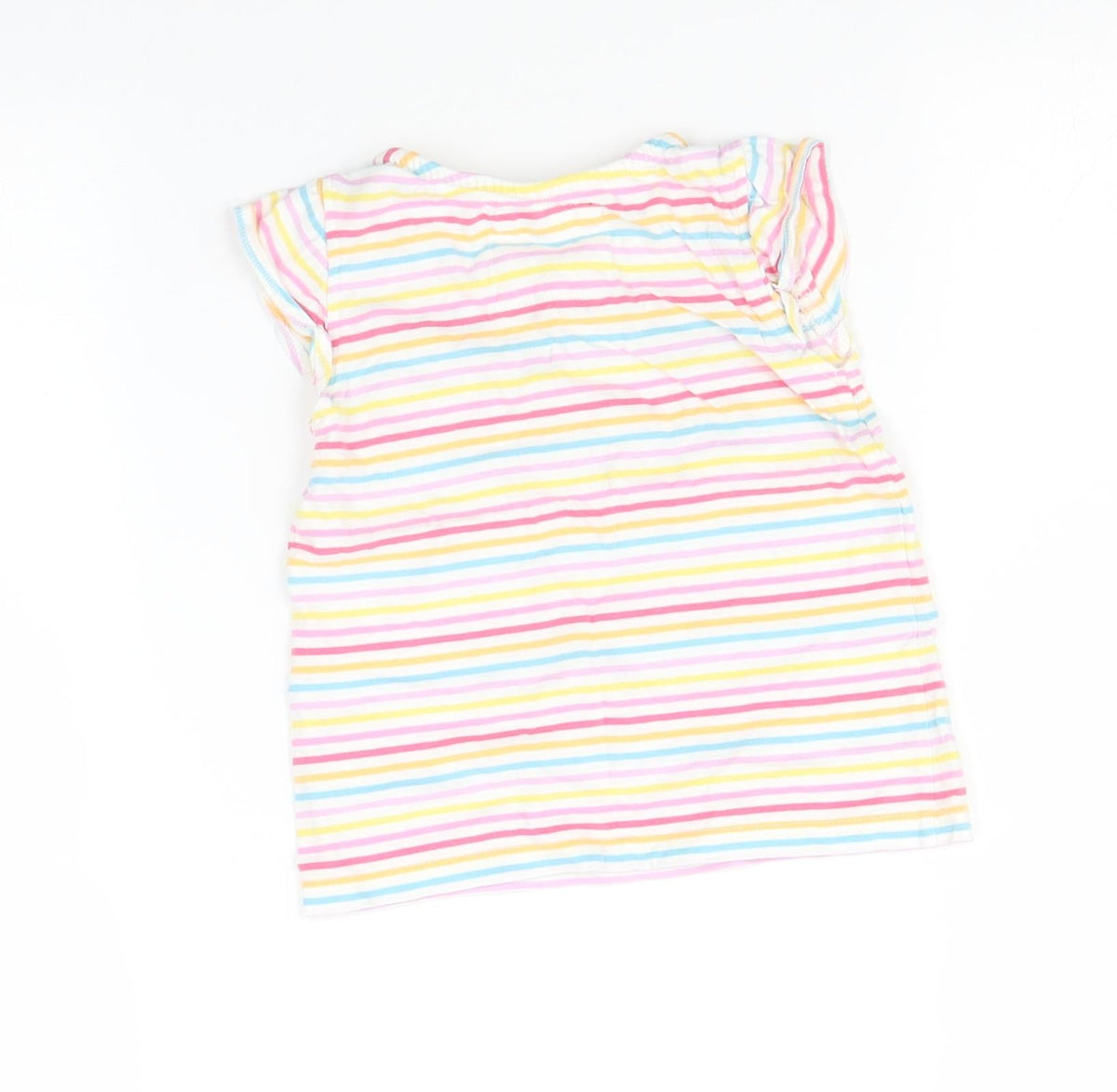 Tu Baby Multicoloured Striped  Basic T-Shirt Size 12-18 Months