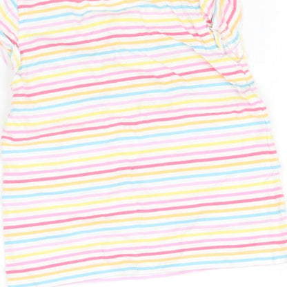 Tu Baby Multicoloured Striped  Basic T-Shirt Size 12-18 Months
