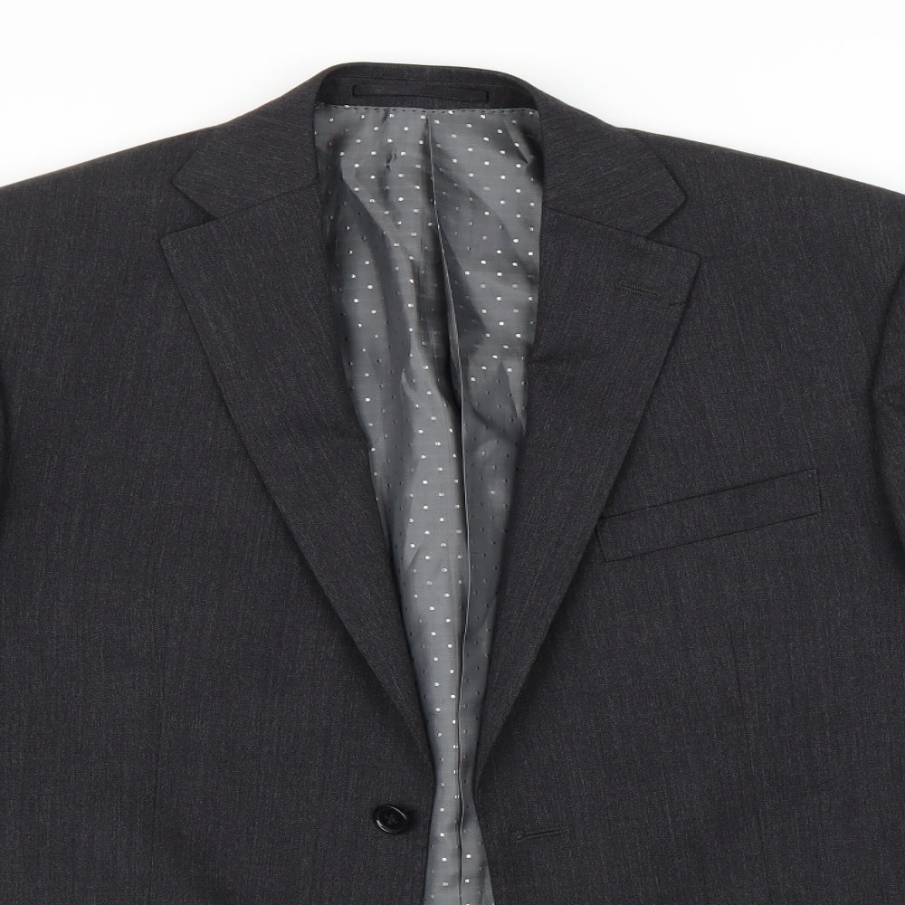 Mens UK Size  Preworn Regular Grey Suit Jacket