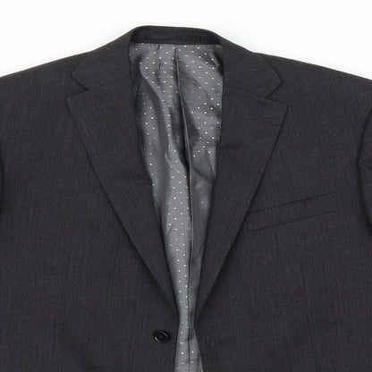 Mens UK Size  Preworn Regular Grey Suit Jacket