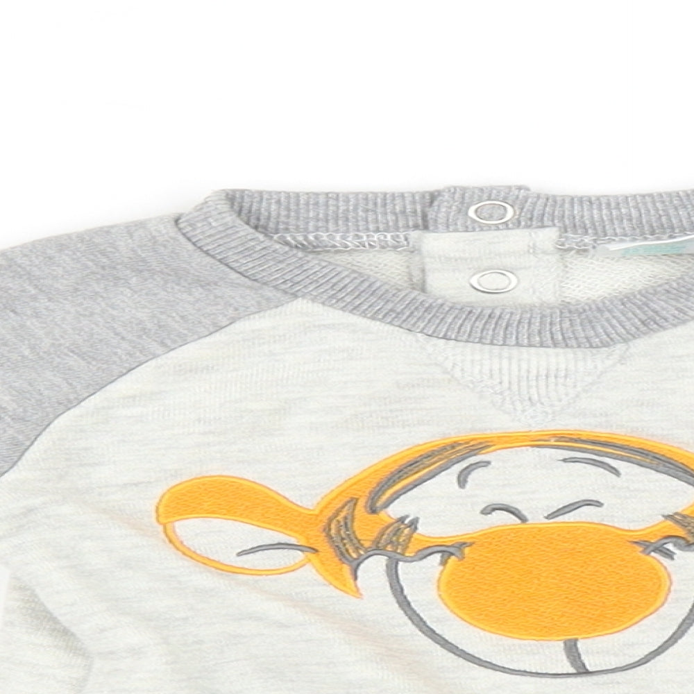 Disney Baby Grey   Pullover Jumper Size 0-3 Months  - Tigger