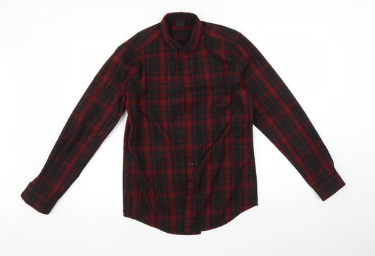 ASOS Mens Multicoloured Check   Button-Up Size XS