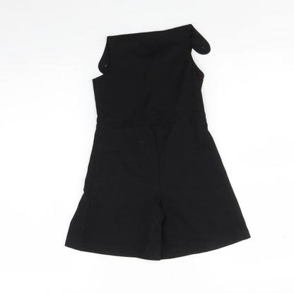 Pep&Co Girls Black   Playsuit One-Piece Size 3-4 Years