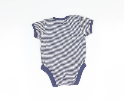 George Baby Multicoloured Striped  Romper One-Piece Size 0-3 Months