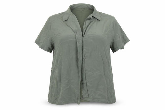 Designer Collection Womens Green    Button-Up Size 20