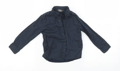 Primark Boys Blue Polka Dot   Button-Up Size 2-3 Years