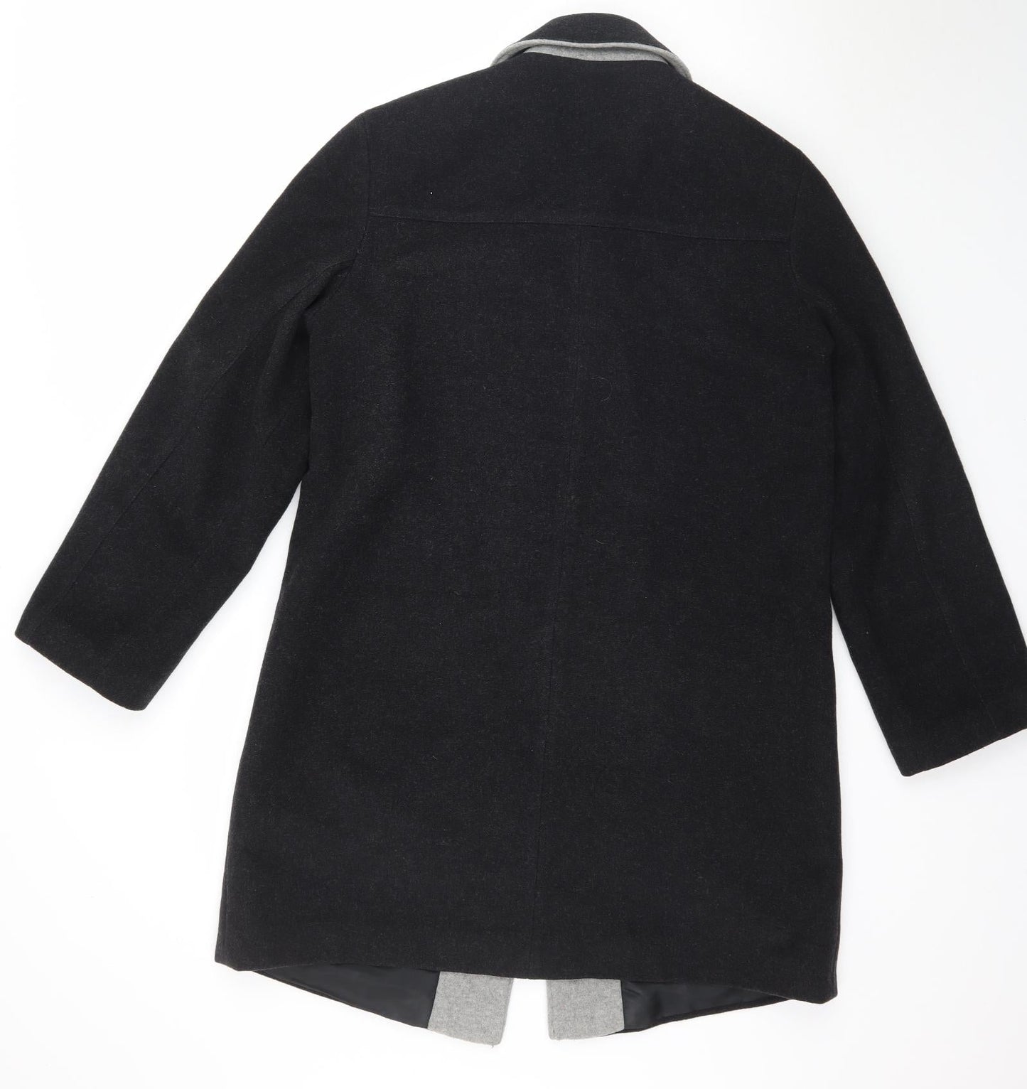 Womens UK Size 10 BHS Black Overcoat