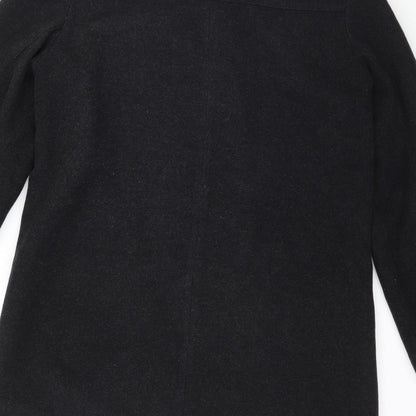 Womens UK Size 10 BHS Black Overcoat
