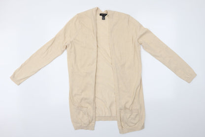 Womens UK Size M New Look Beige Cardigan Jumper