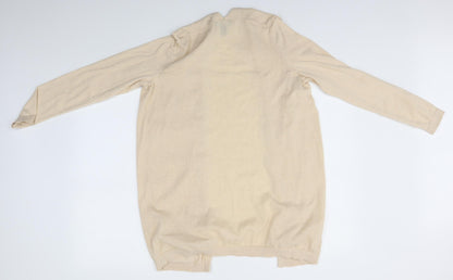 Womens UK Size M New Look Beige Cardigan Jumper