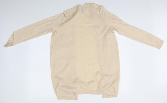 Womens UK Size M New Look Beige Cardigan Jumper