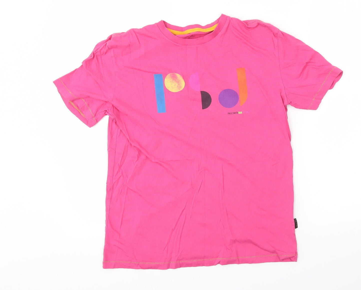Womens UK Size S Preworn Pink Basic T-Shirt