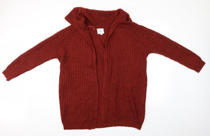 Womens UK Size M NEXT Orange Cardigan Jumper