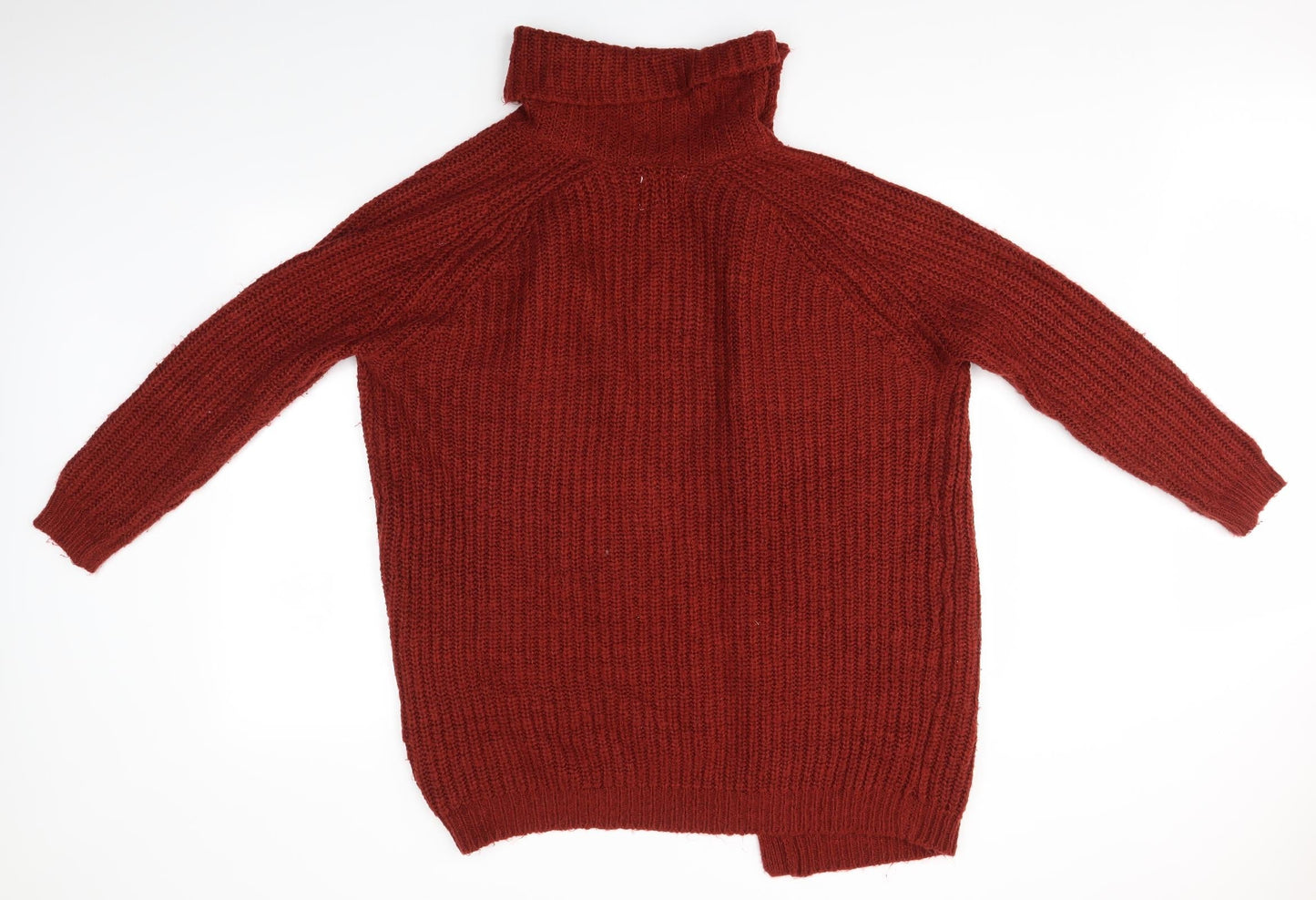 Womens UK Size M NEXT Orange Cardigan Jumper