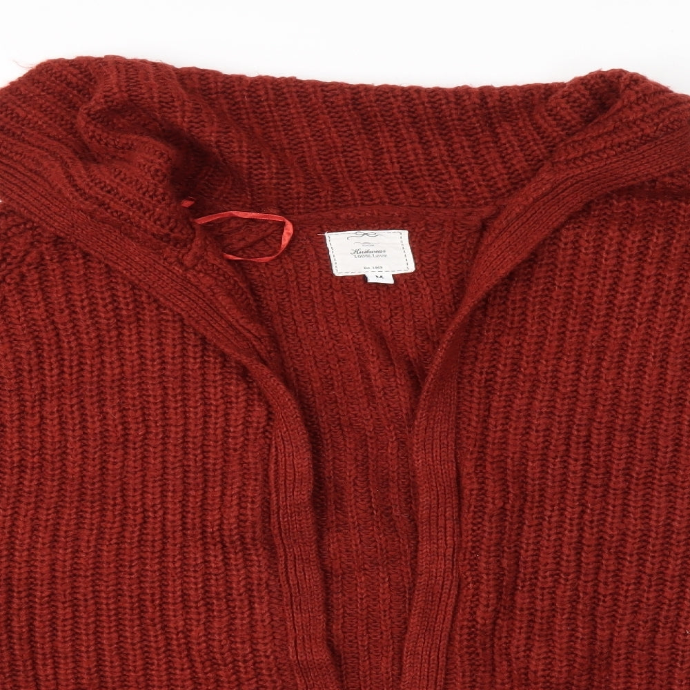 Womens UK Size M NEXT Orange Cardigan Jumper