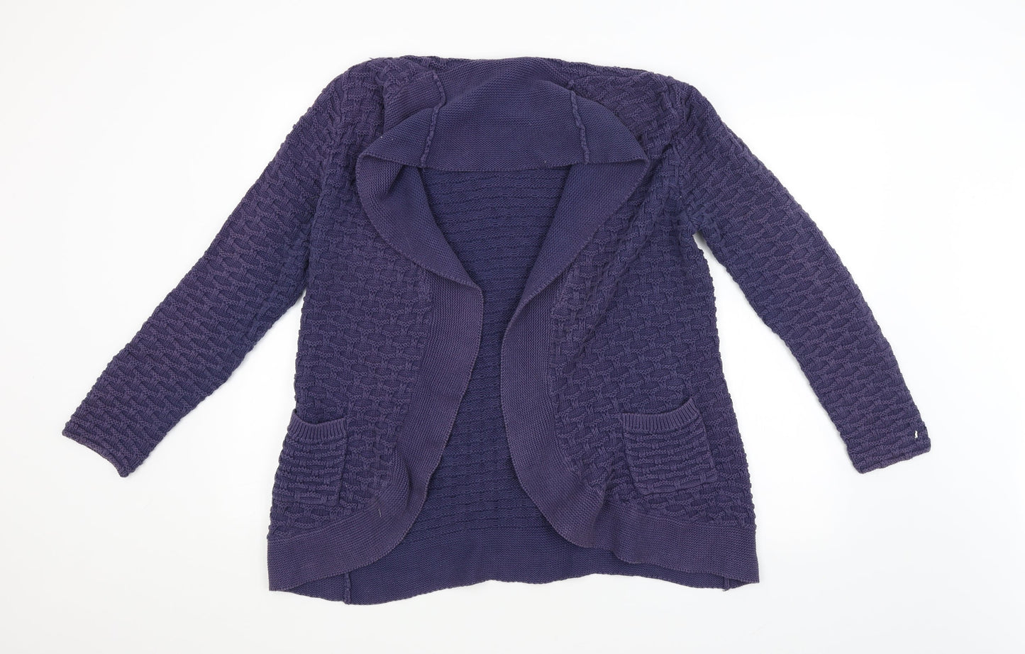Gap Womens Purple Argyle/Diamond  Cardigan Jumper Size XL