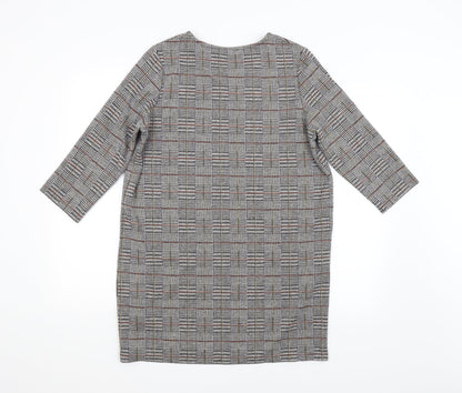 TU Womens Multicoloured Check  Pullover Jumper Size 14