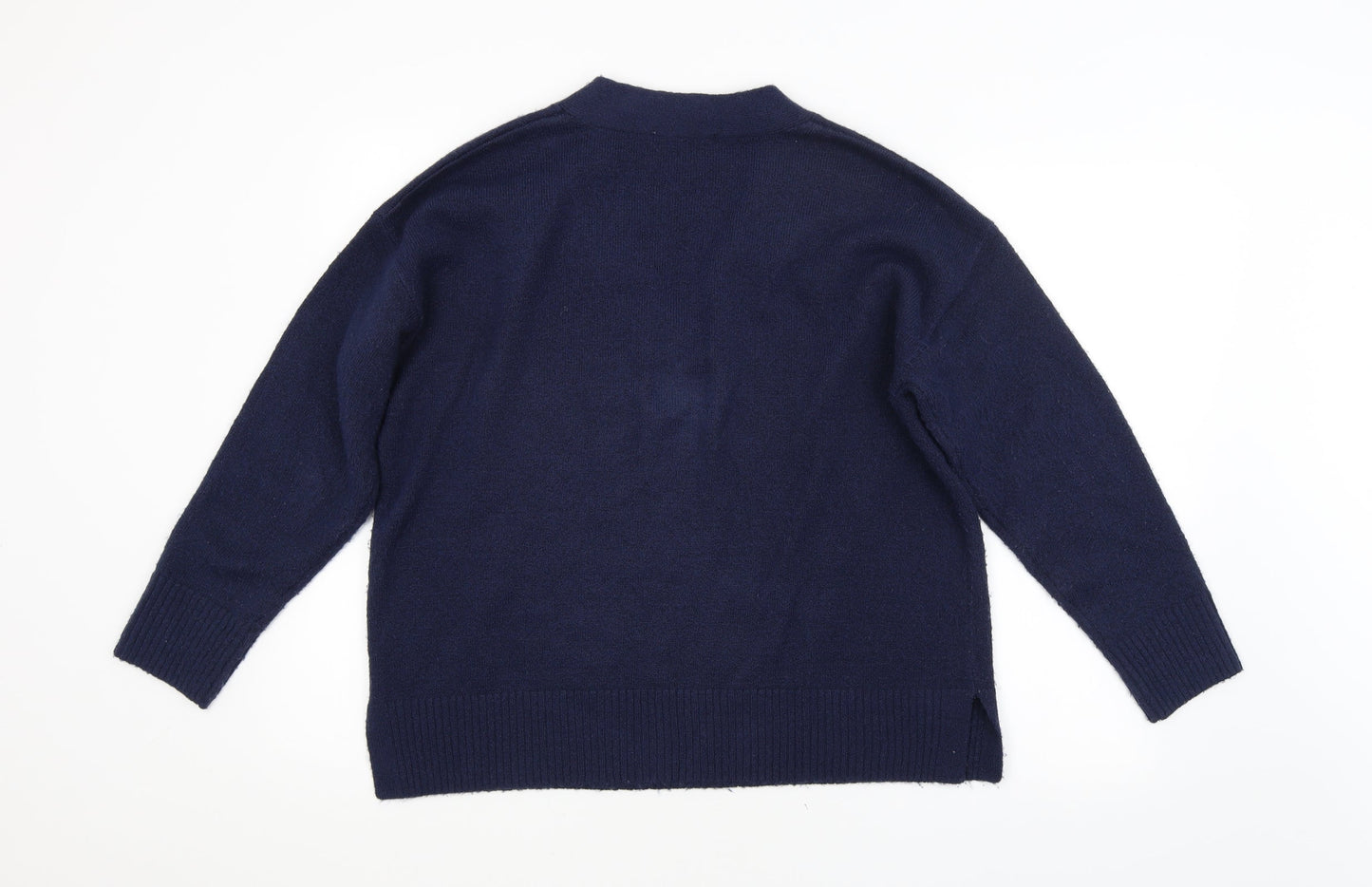 Nutmeg Womens Blue   Pullover Jumper Size 14