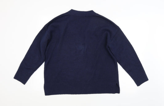 Nutmeg Womens Blue   Pullover Jumper Size 14