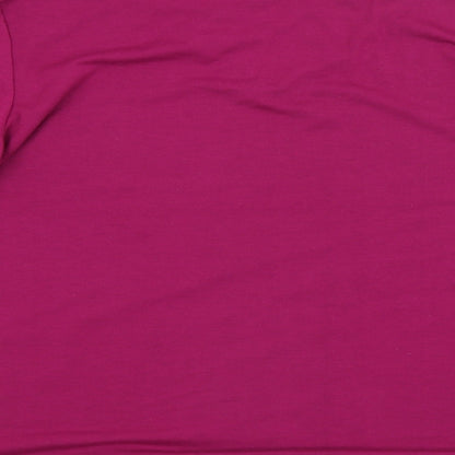 Womens UK Size  Preworn Purple Basic T-Shirt