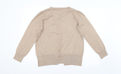 Womens UK Size  M&S Brown Cardigan Jumper