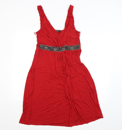 George Womens Red   A-Line  Size 12