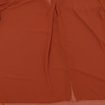 Womens UK Size  Preworn Brown Basic Button-Up