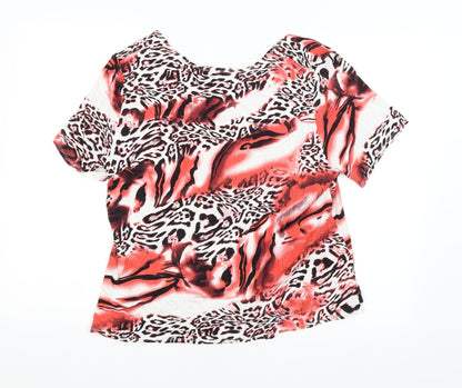 Womens UK Size XL Saloos Multicoloured Basic Blouse