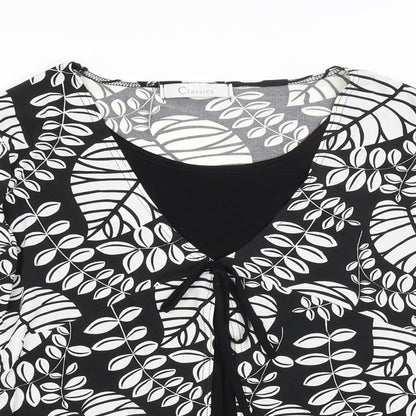 Womens UK Size 16 Preworn Multicoloured Basic Blouse