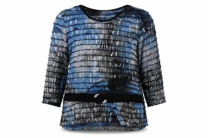 Womens UK Size 18 ANNE SMITH Multicoloured Basic Blouse