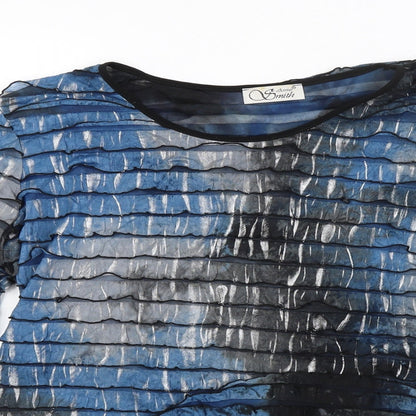 Womens UK Size 18 ANNE SMITH Multicoloured Basic Blouse