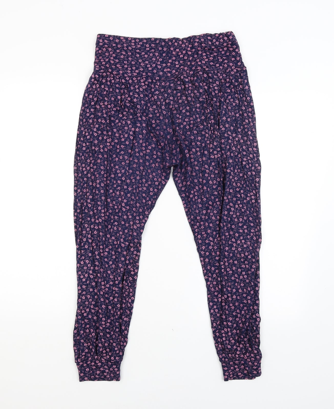 Womens UK Size M Preworn Regular Fit Bloomer Purple Trousers