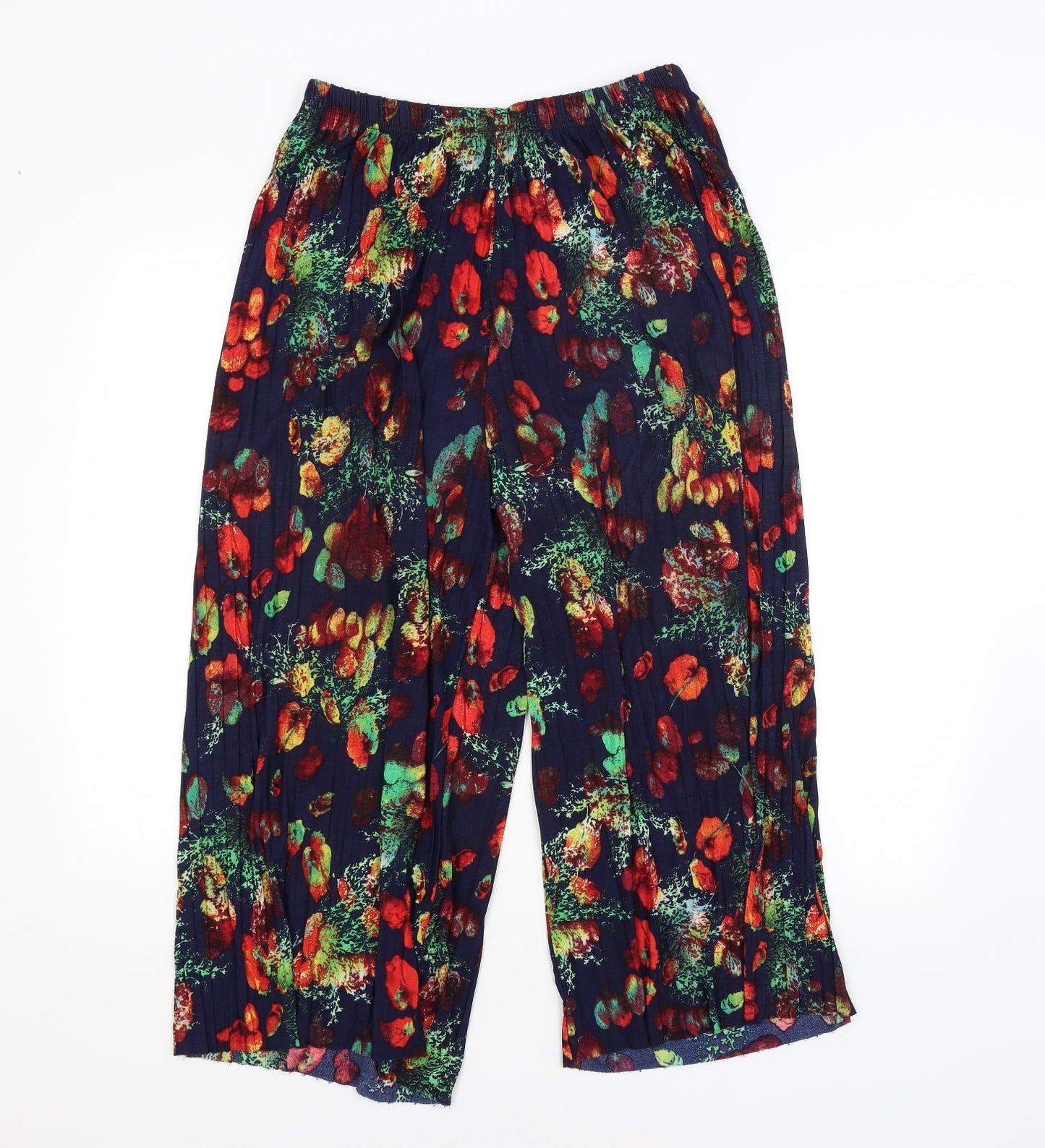 Womens UK Size  Preworn Regular Fit Bloomer Multicoloured Trousers