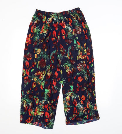 Womens UK Size  Preworn Regular Fit Bloomer Multicoloured Trousers