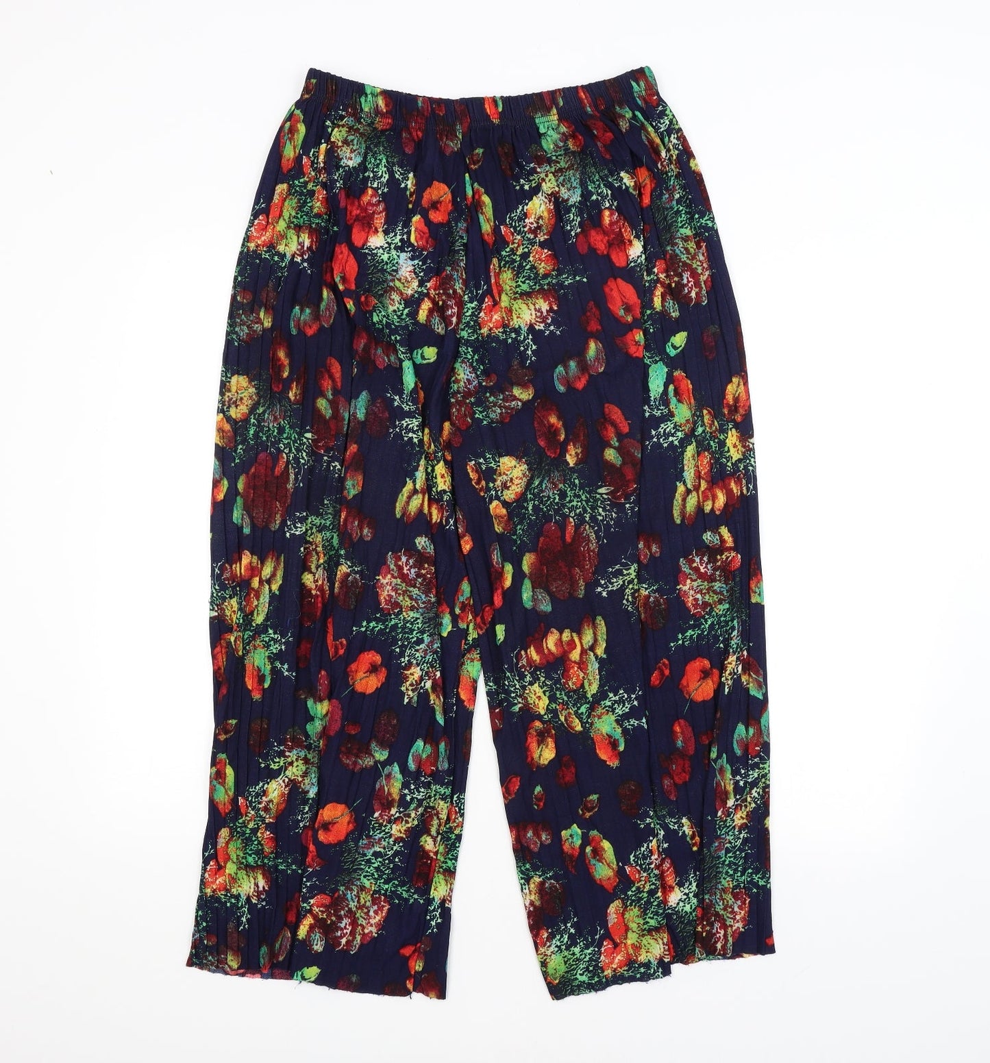 Womens UK Size  Preworn Regular Fit Bloomer Multicoloured Trousers