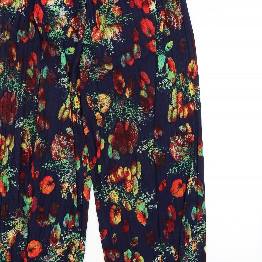 Womens UK Size  Preworn Regular Fit Bloomer Multicoloured Trousers