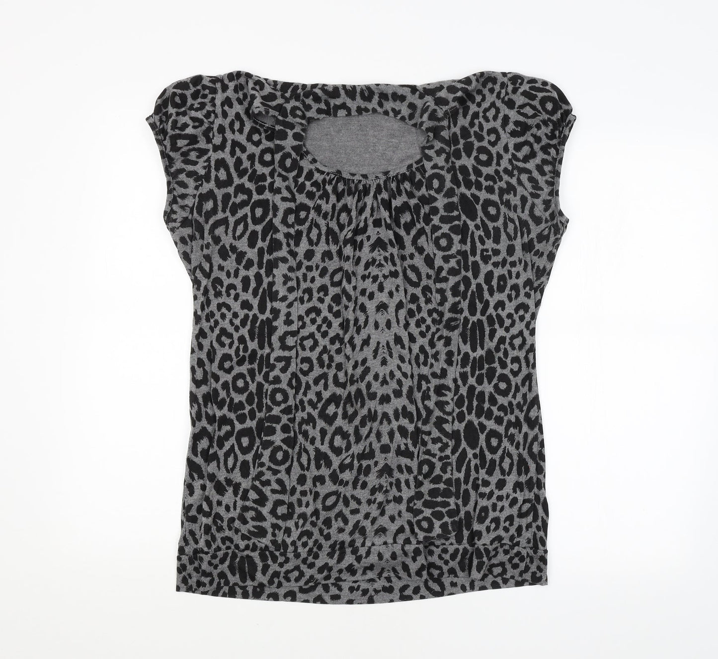 Womens UK Size  Preworn Grey Basic Blouse