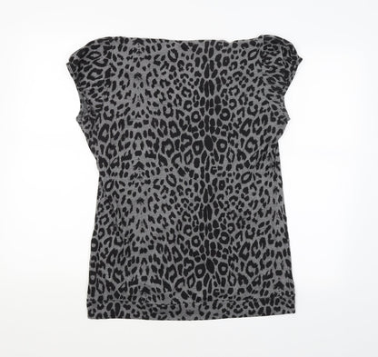 Womens UK Size  Preworn Grey Basic Blouse